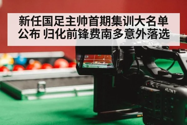 新任国足主帅首期集训大名单公布 归化前锋费南多意外落选